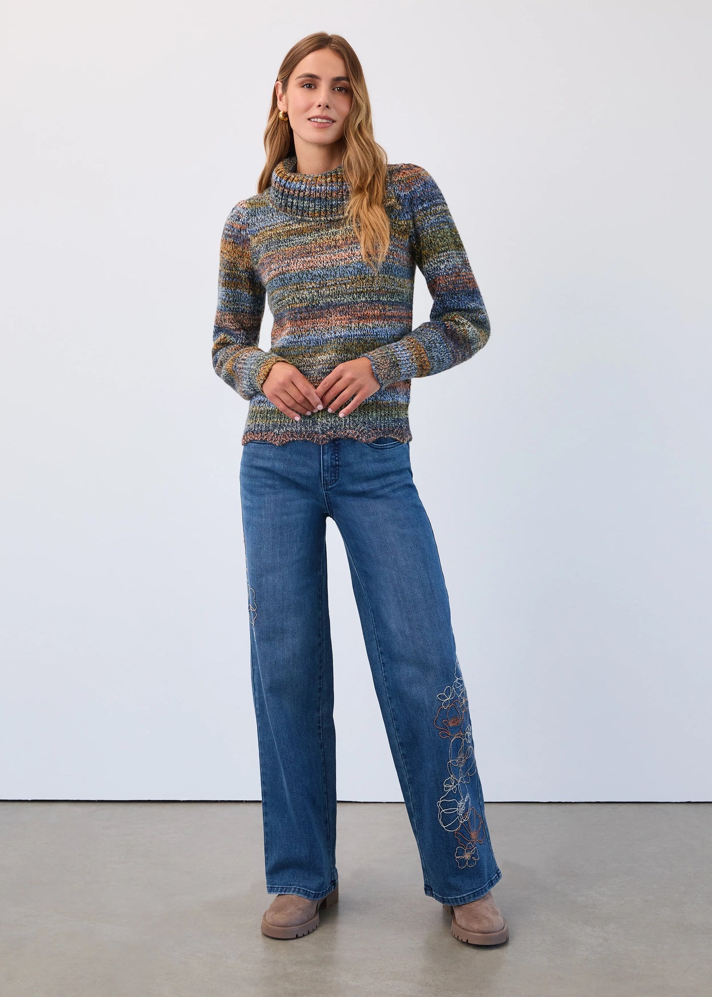 FDJ 1489306 Envelope Collar Sweater
