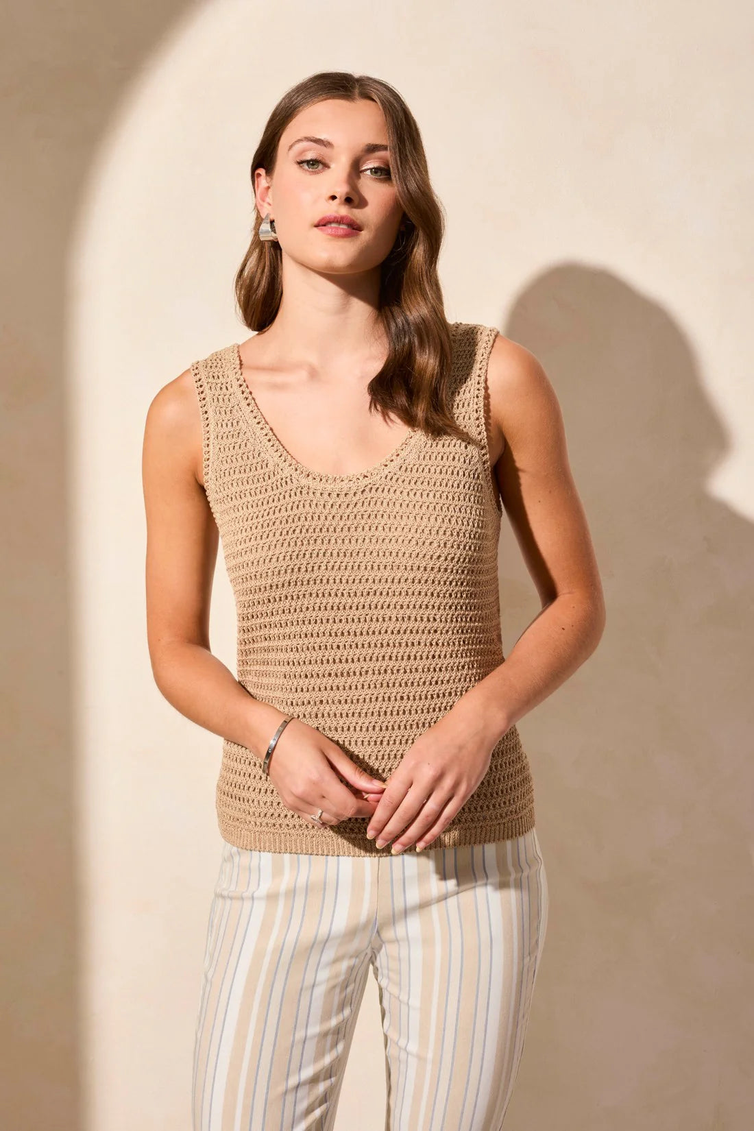 Tri 1741o Crochet Tank Top