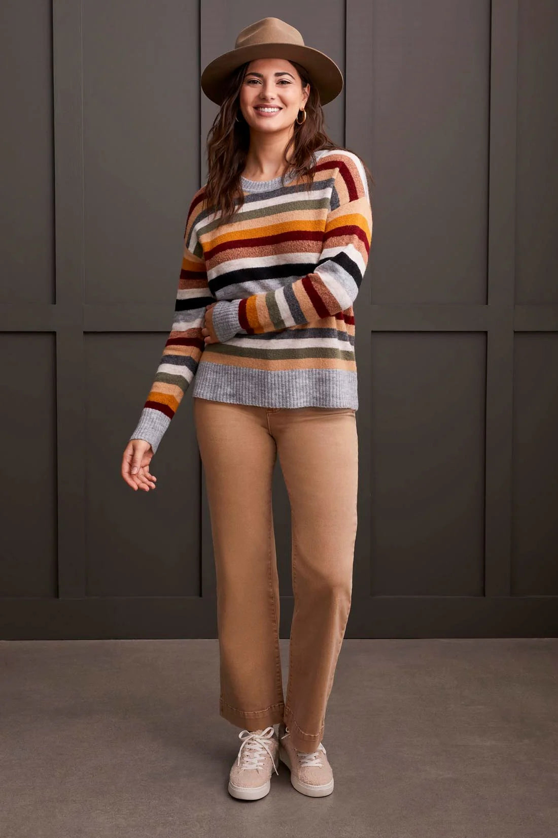 Tri 1970O Soft Yarn Crew Neck Sweater