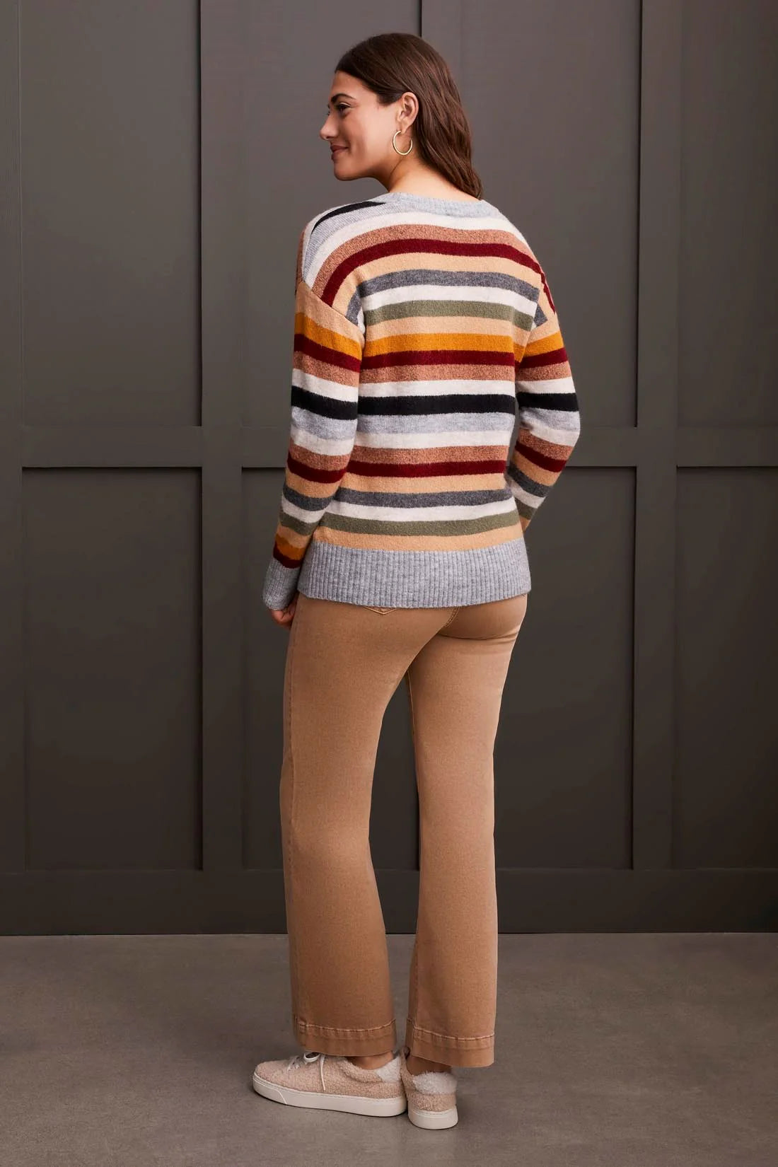 Tri 1970O Soft Yarn Crew Neck Sweater