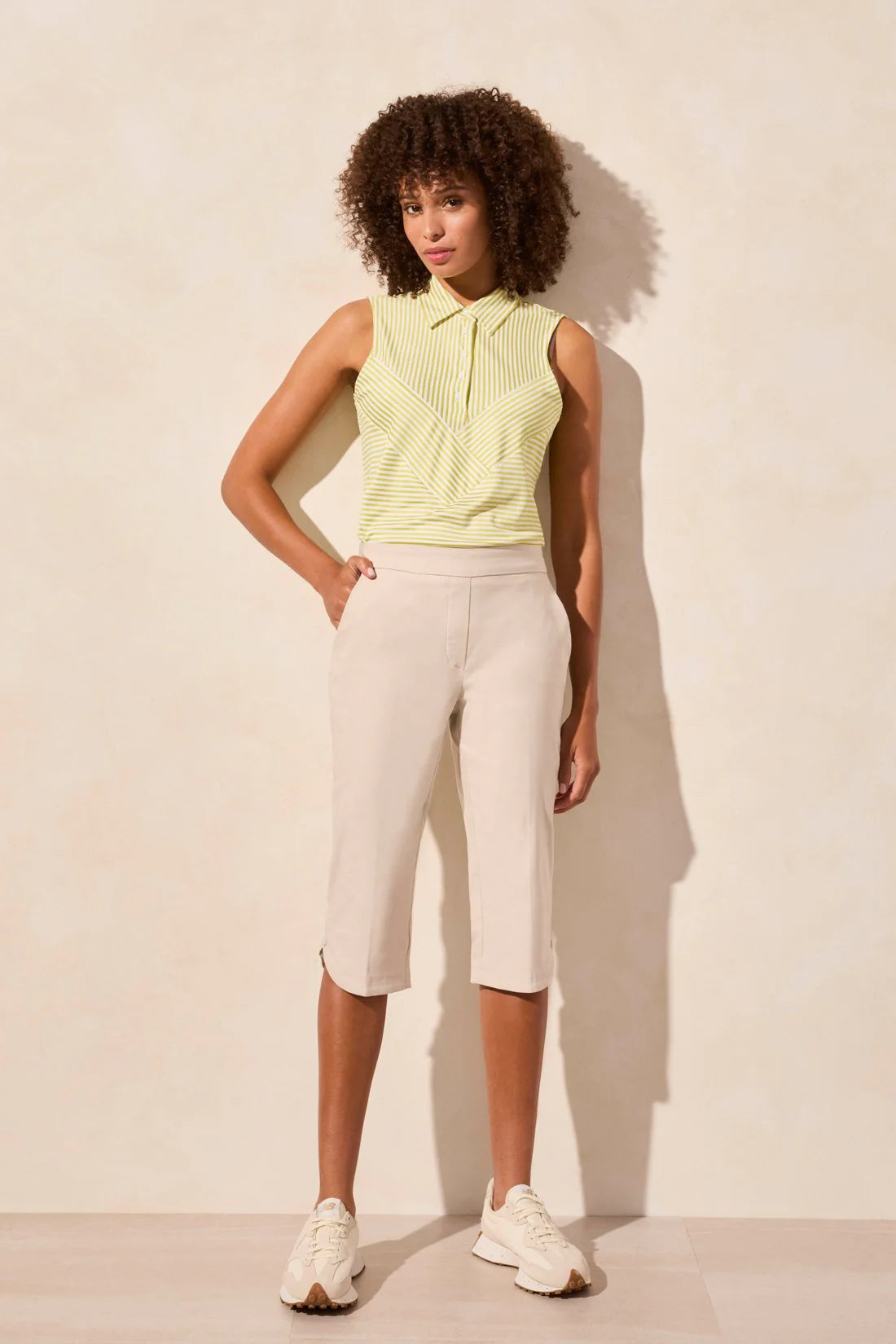 Tri 2057o Flatten It® Pull-On Capri With Zip Pockets