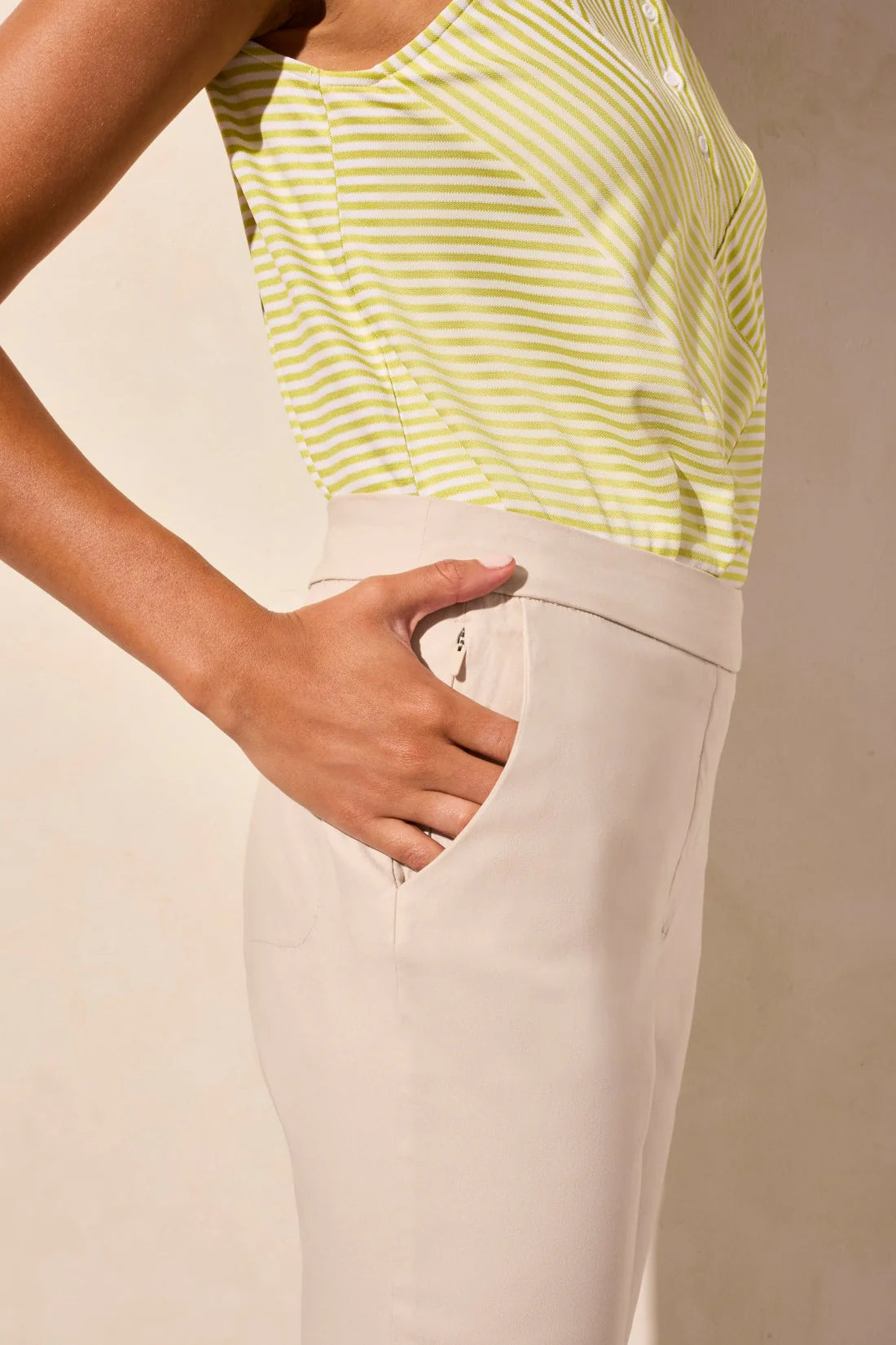 Tri 2057o Flatten It® Pull-On Capri With Zip Pockets
