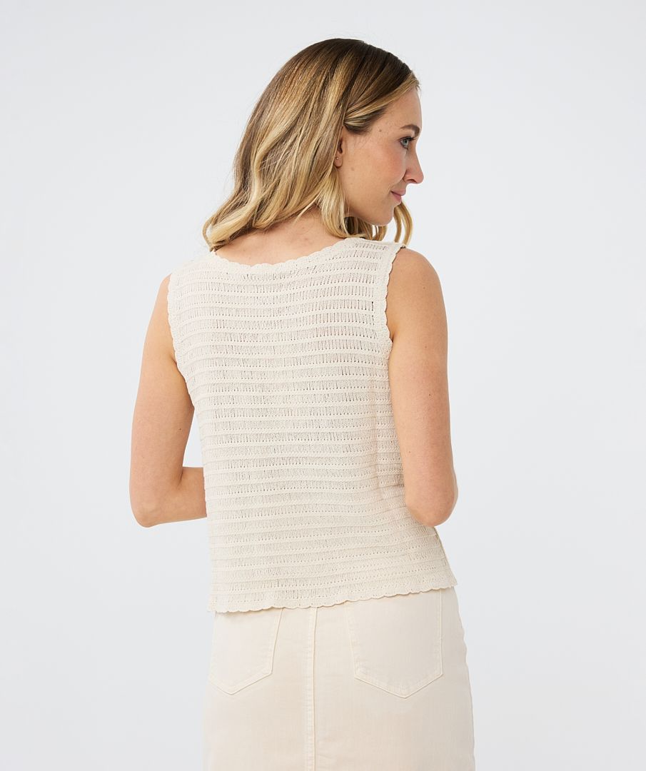 Esq 2201 Flower Embroidered Camisole
