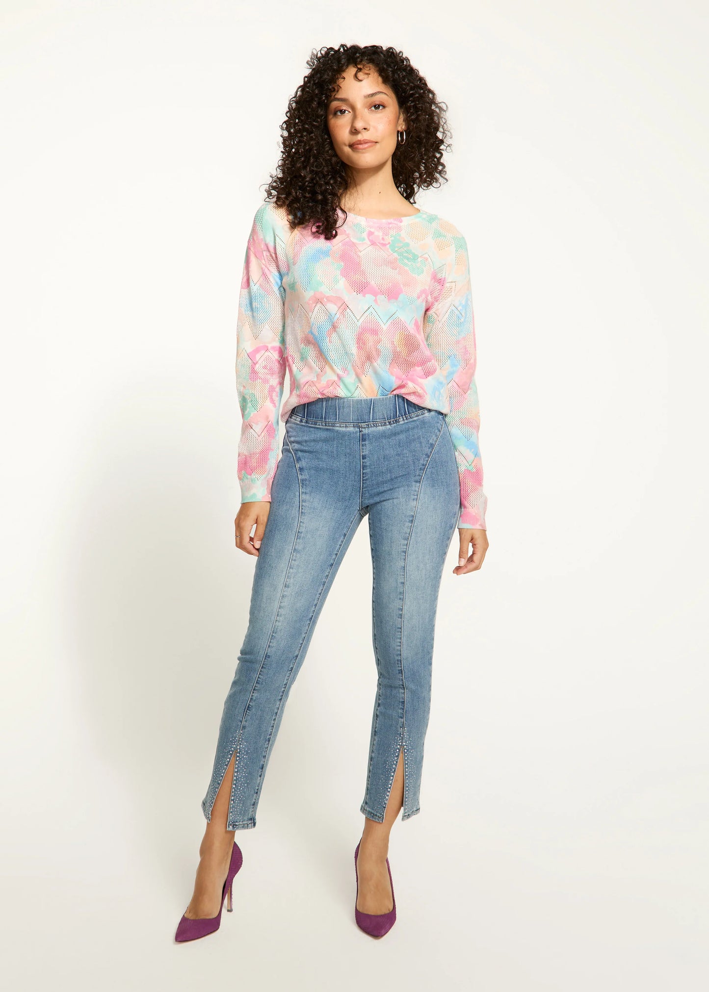 FDJ 2219727 Pull-On Pencil Ankle Denim