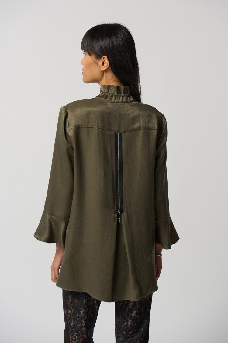 J.R 233234 Shirred Gauze Blouse