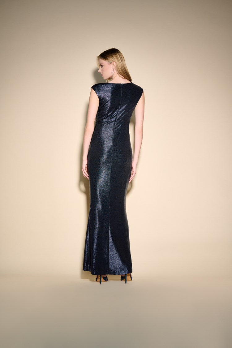 J.R 233713 Cap Sleeve Maxi Dress