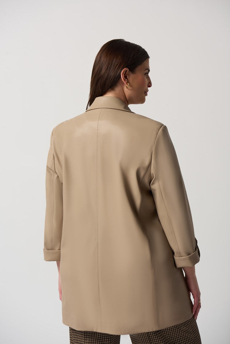 J.R 233963 Faux Leather Blazer