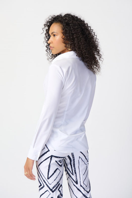 J.R 241181 Woven Wrap Blouse