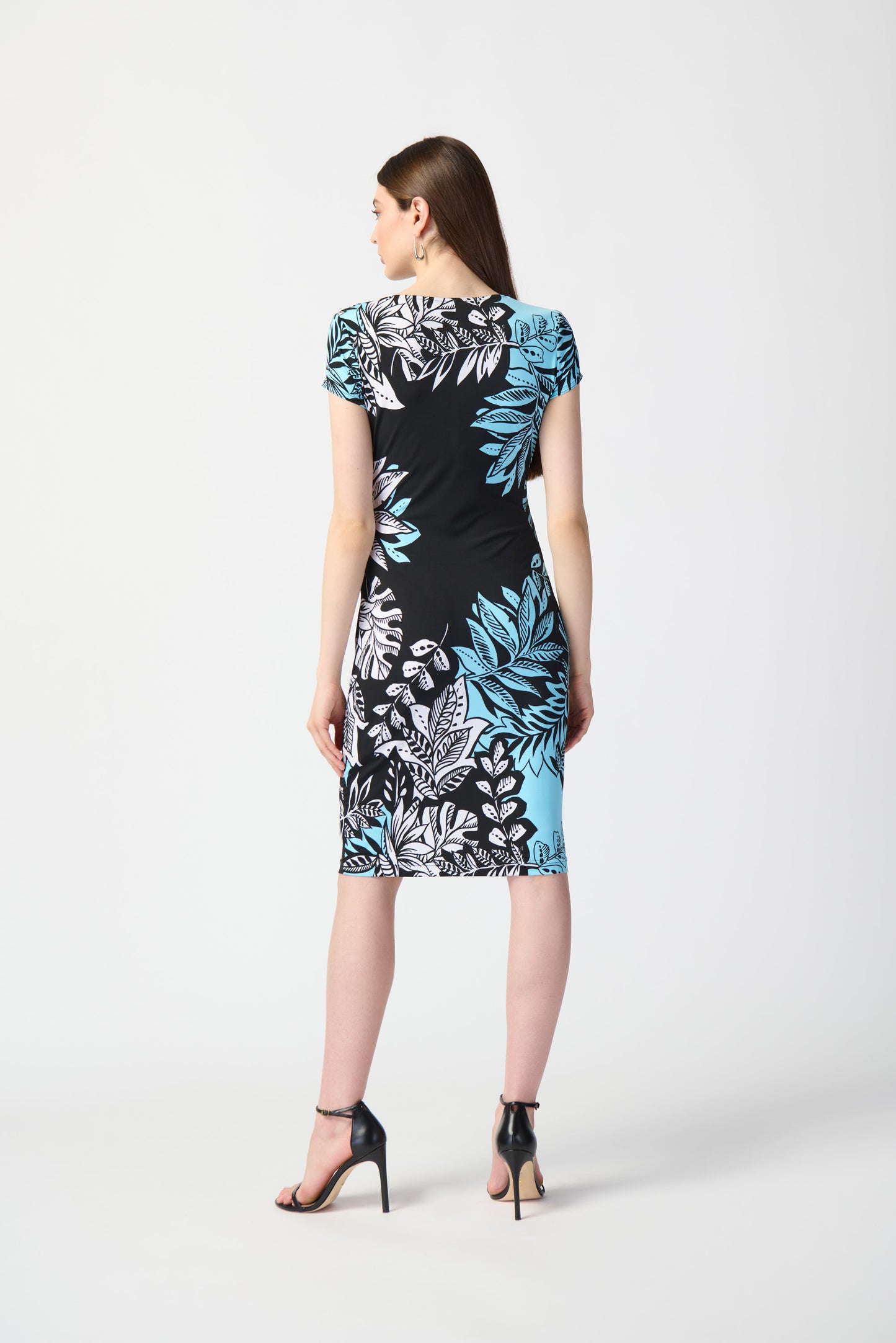 J.R 241287 Silky Knit Wrap Dress