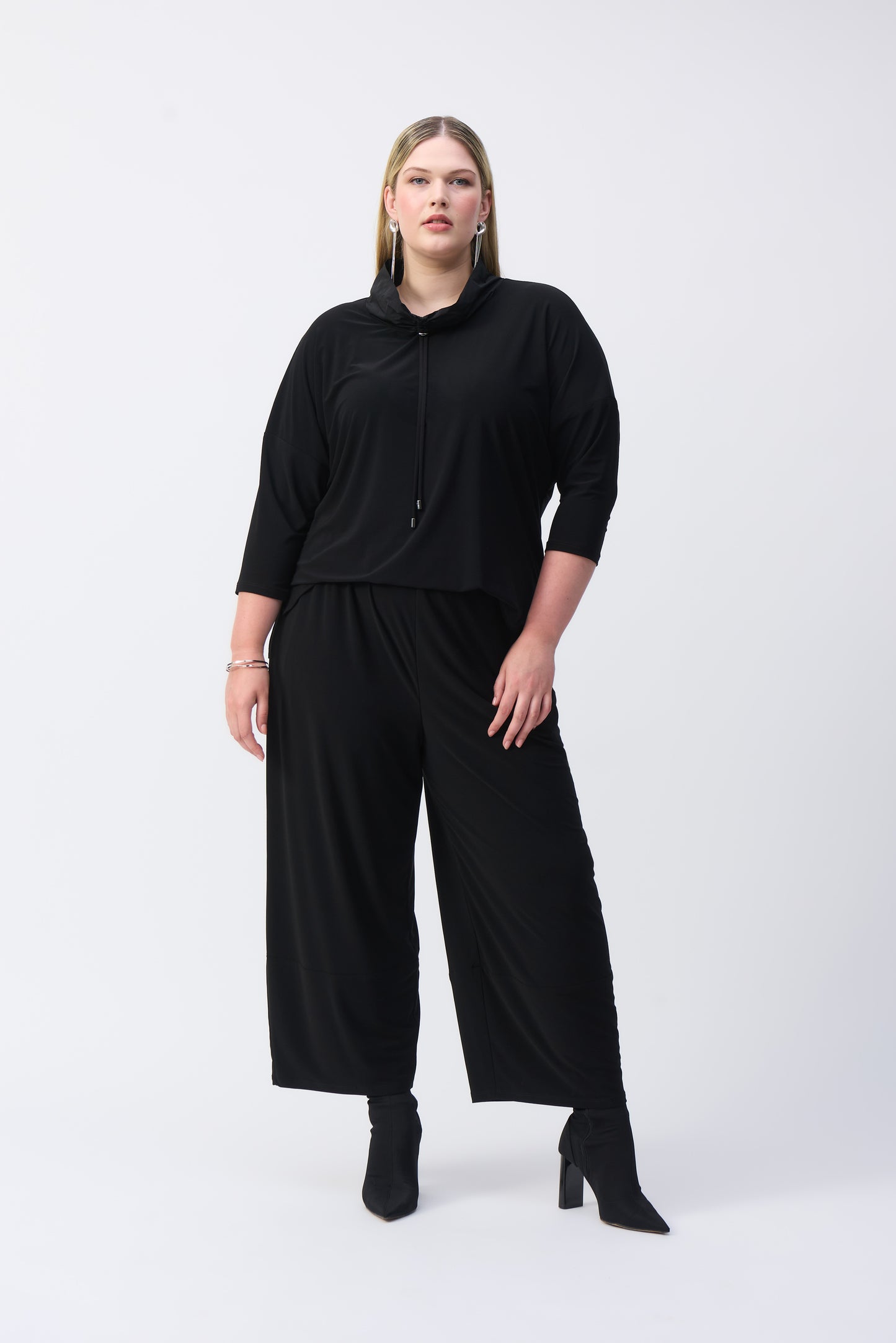 JR. 243137 Silky Knit Cropped Jumpsuit