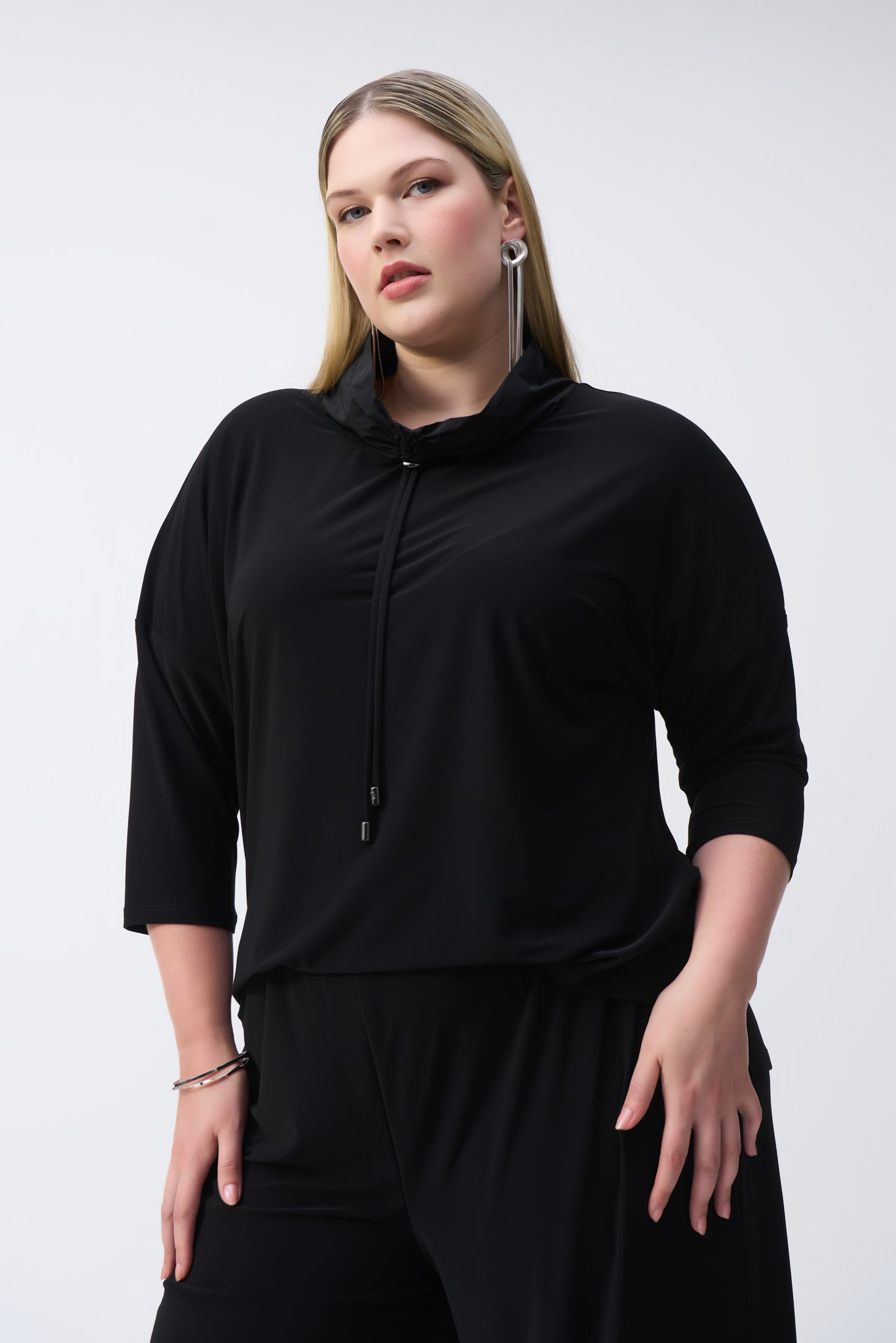 JR. 243137 Silky Knit Cropped Jumpsuit