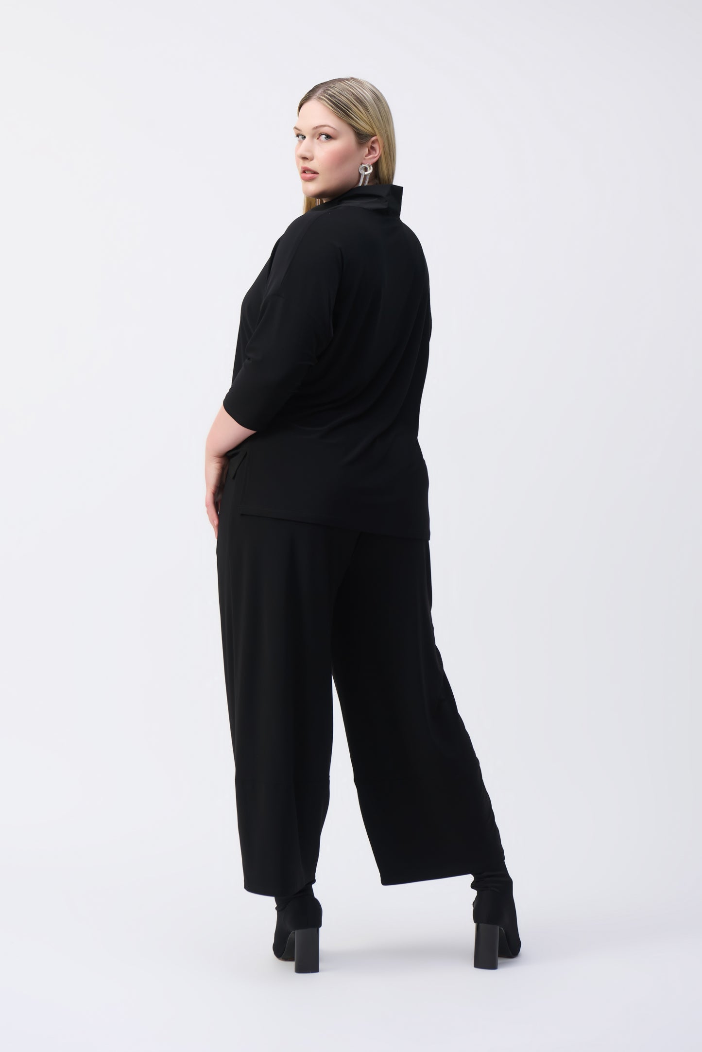 JR. 243137 Silky Knit Cropped Jumpsuit
