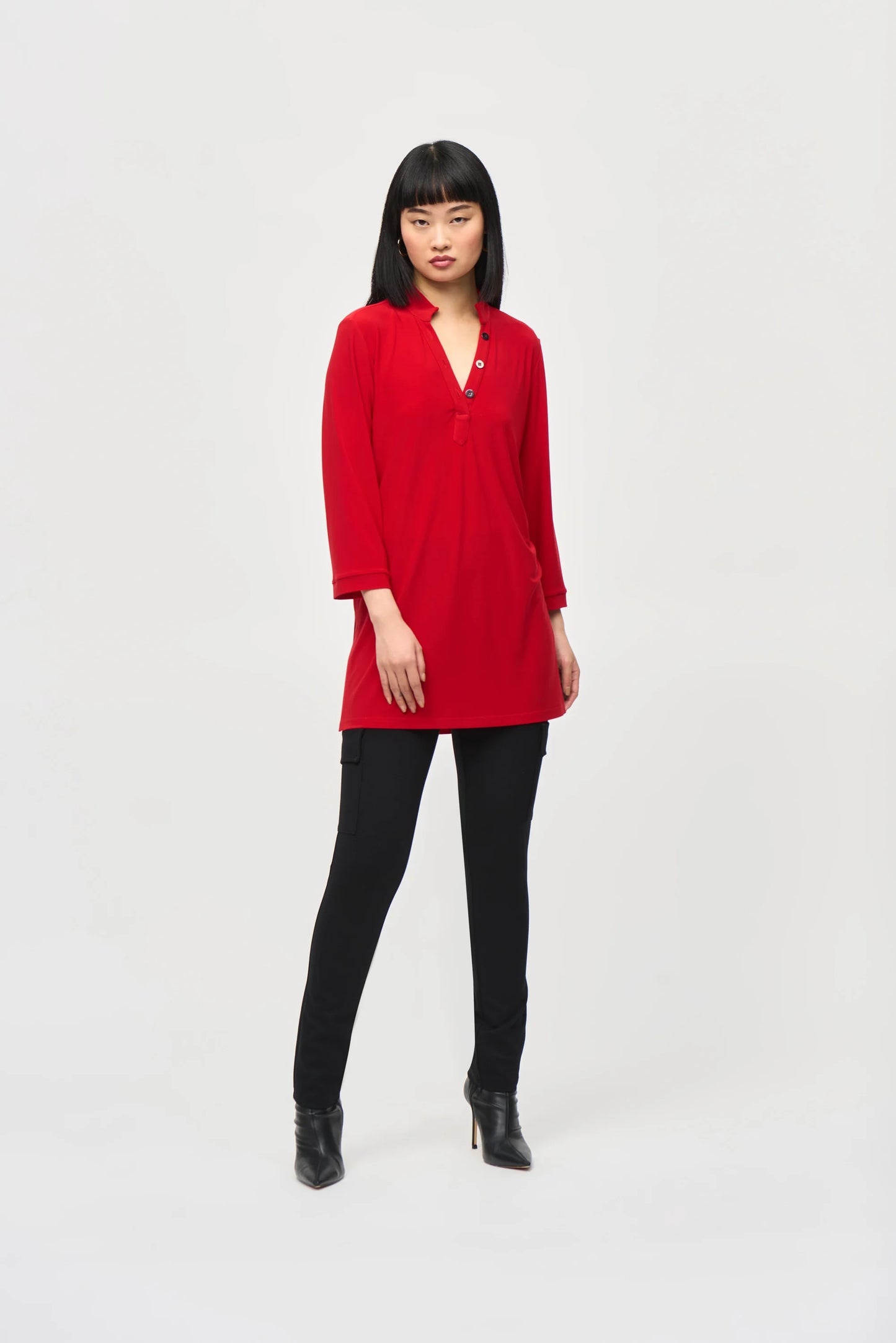 J.R 243187 Silky Knit Trapeze Tunic