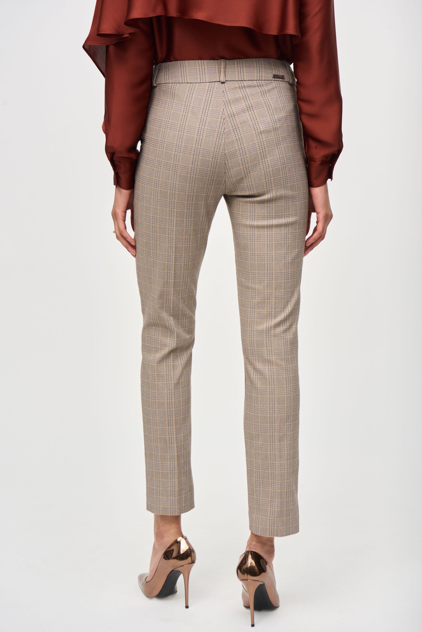 J.R 243227 Millennium Plaid Slim Fit Pants