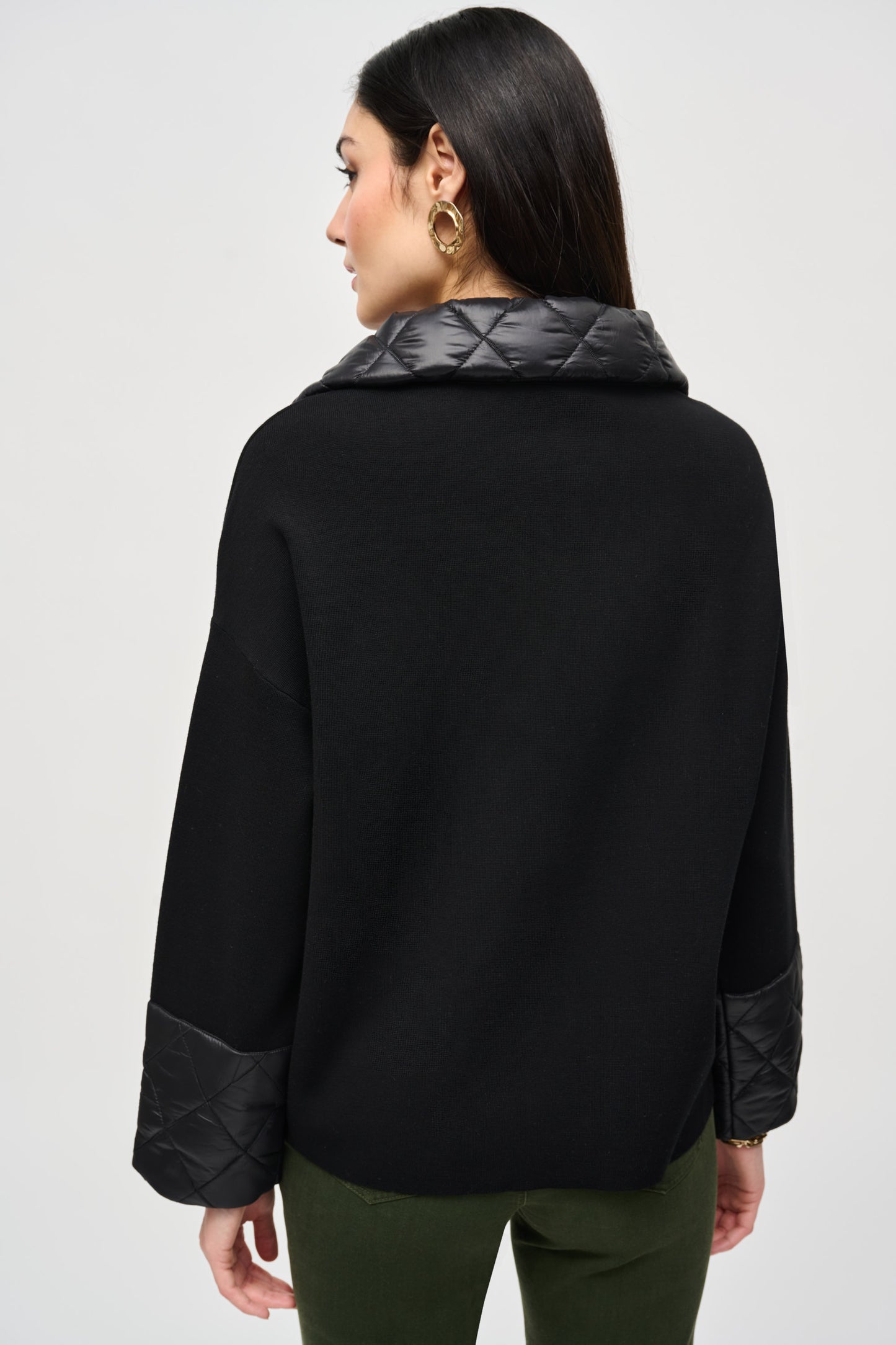 J.R 243933 Sweater Knit Zipped Jacket