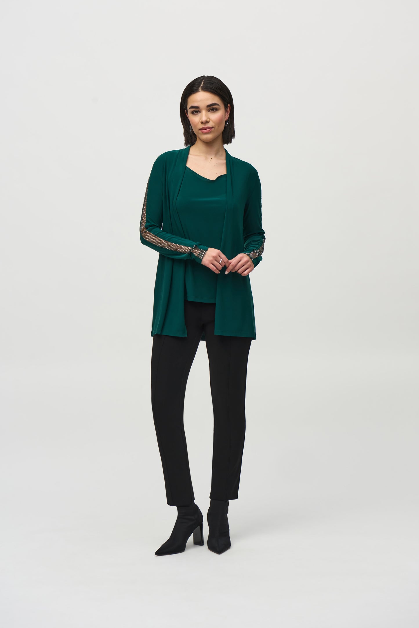 J.R 244170 Silky Knit Cover-Up and Cami Set