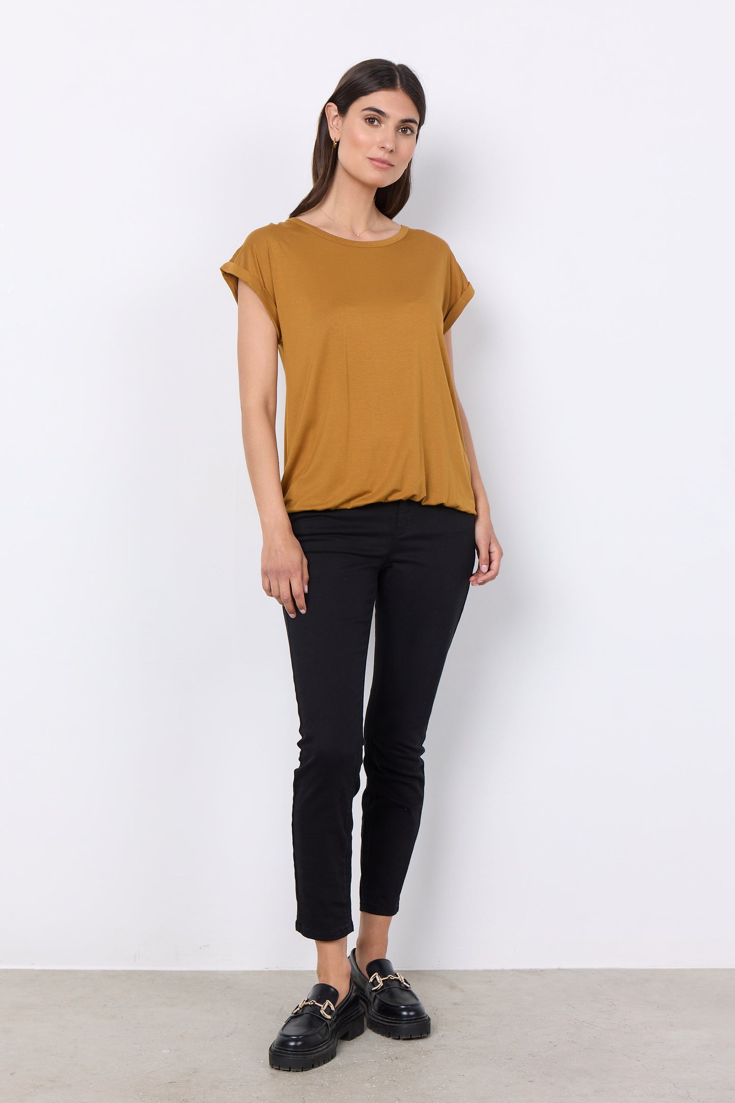Soya 24758 Basic Short Sleeve Blouse