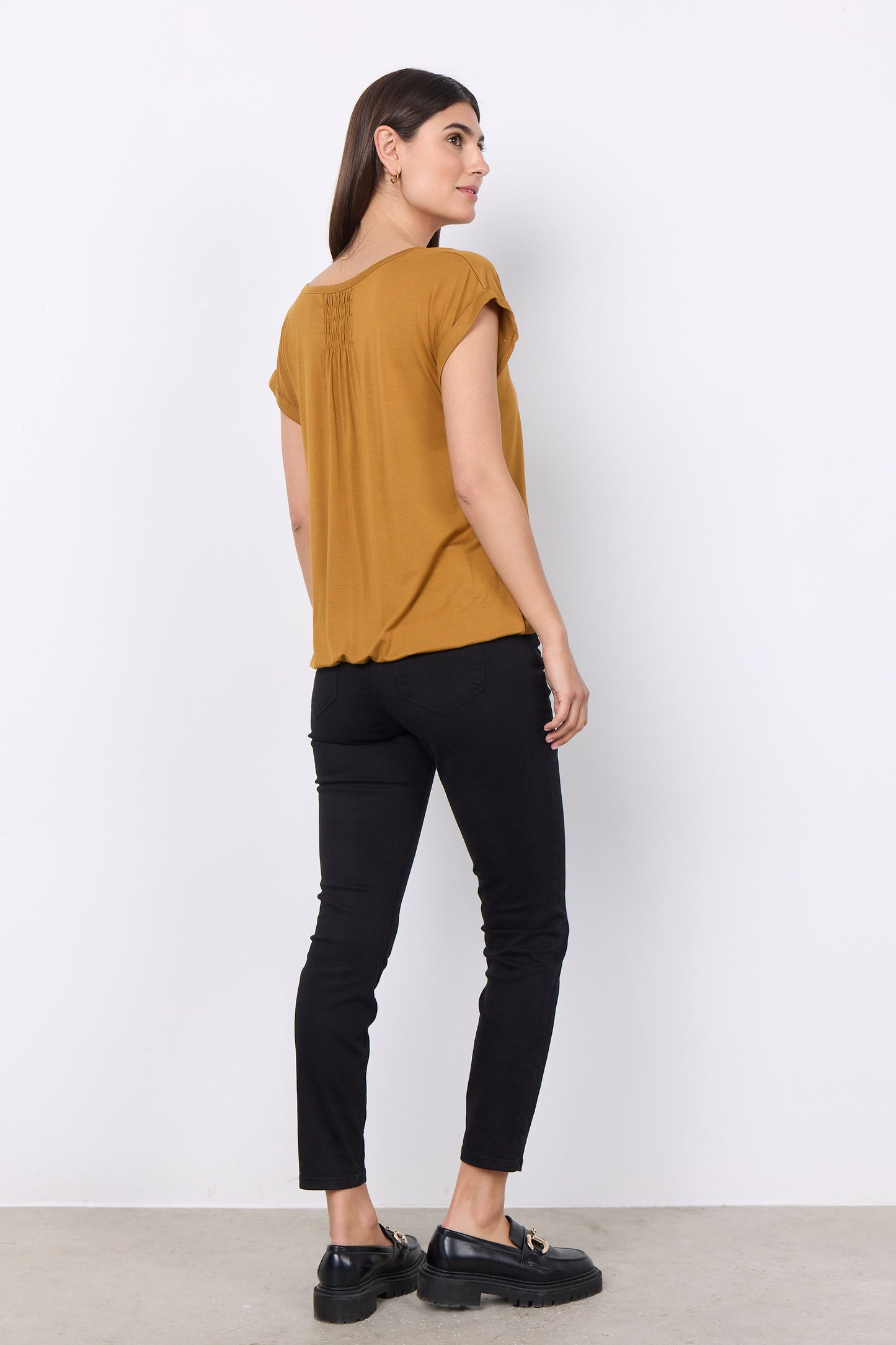 Soya 24758 Basic Short Sleeve Blouse