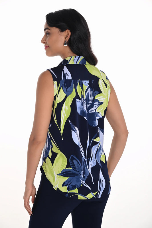 F.L 251214 Leafy Sleeveless Top