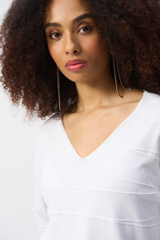 J.R 251923 Jacquard Sweater Knit Pullover