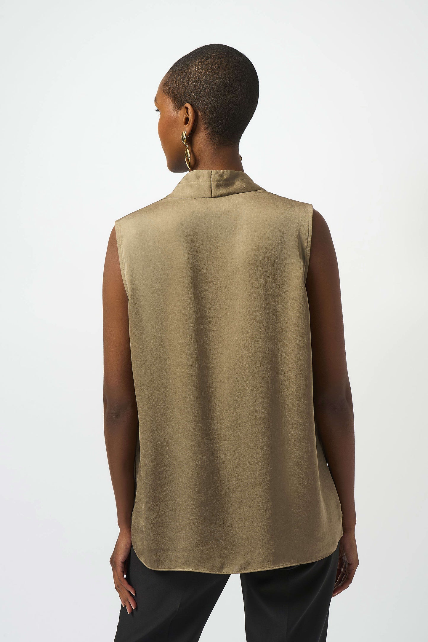 J.R 253226 Recycled Satin Sleeveless Top