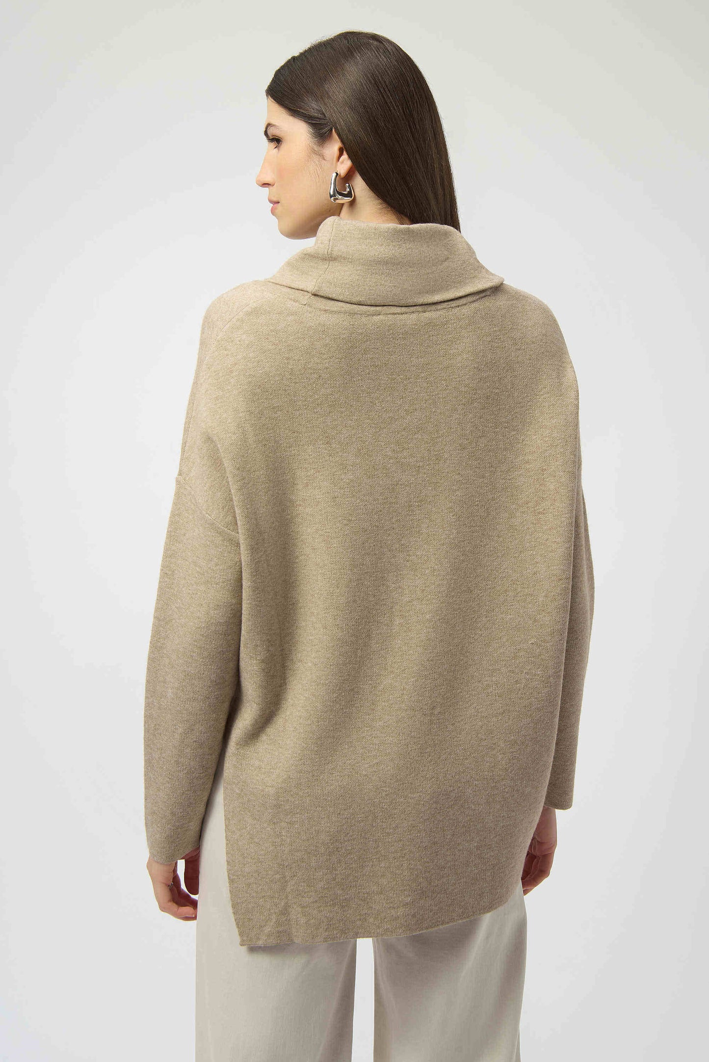 J.R 253913 Sweater Knit Asymmetrical Pullover
