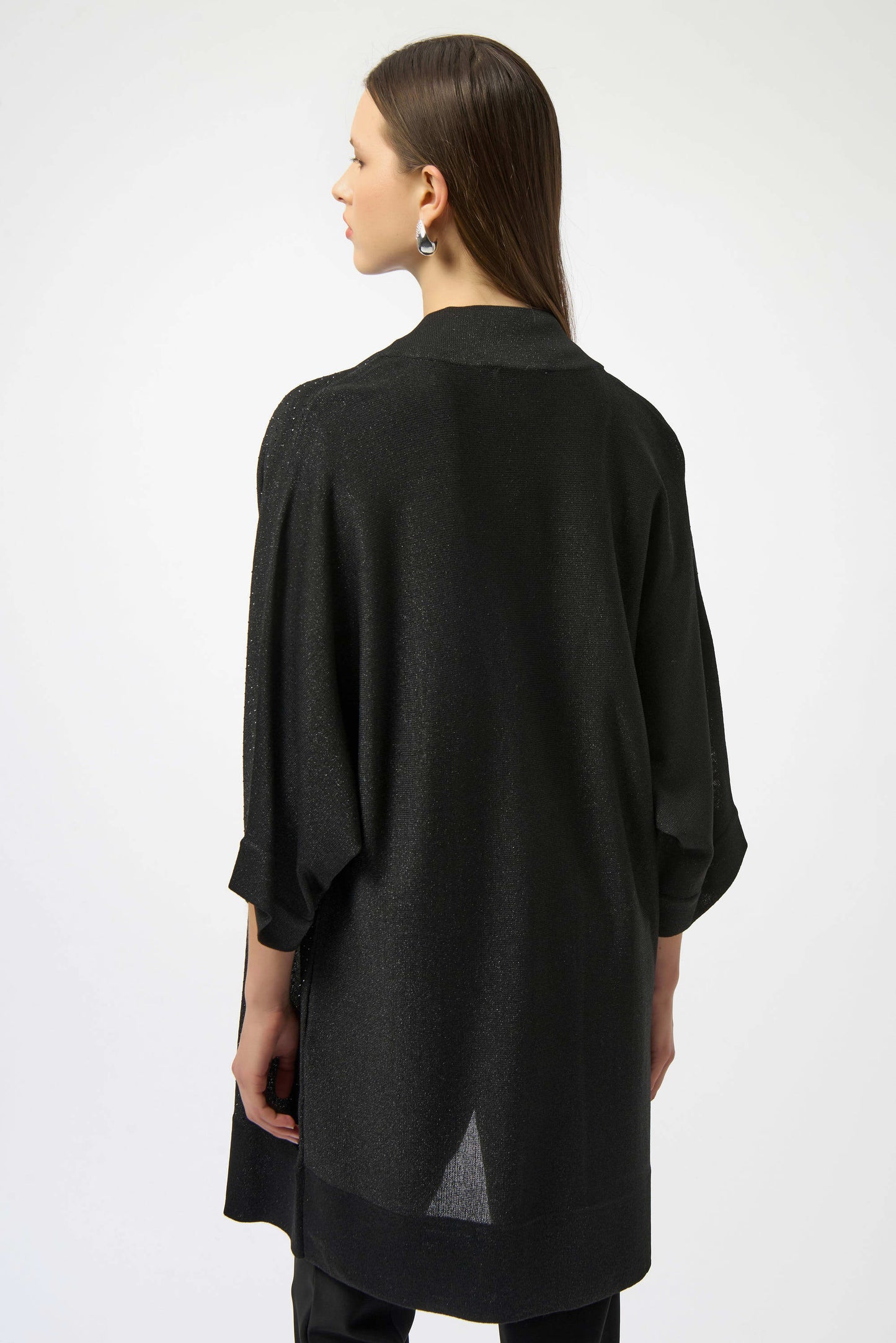 J.R 254937 Sweater Knit Cover-Up with Iron-On Detail