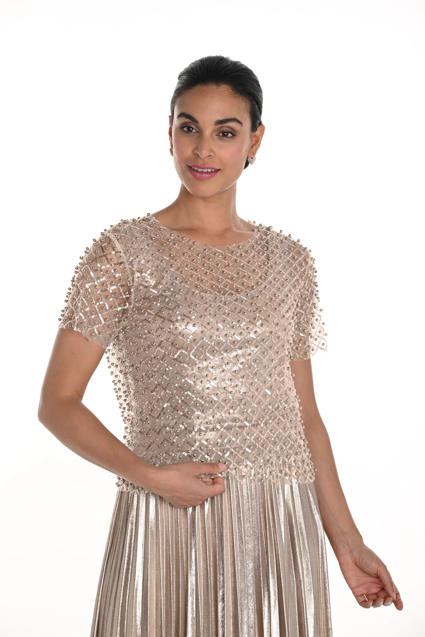 F.L 258728U Beaded Top