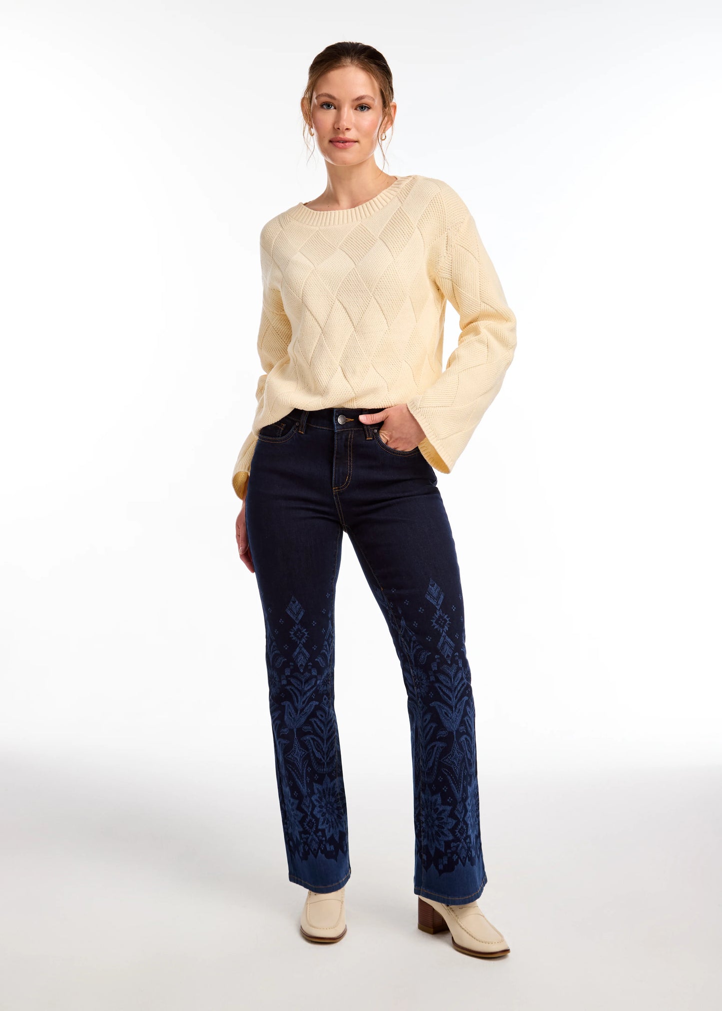 FDJ 2604779 Olivia Flare Leg Denim