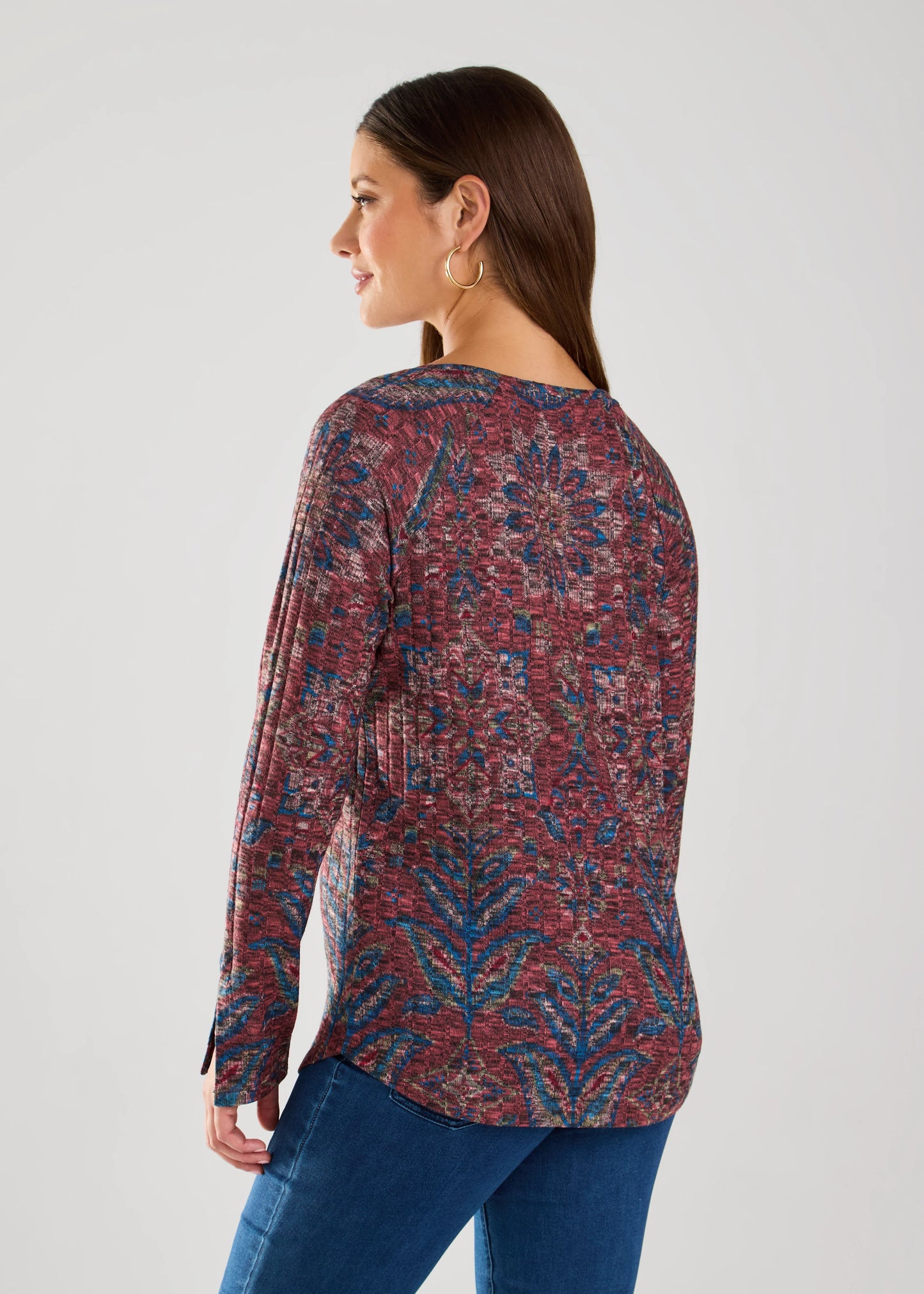 FDJ 3702508 Long-Sleeve Rib Top