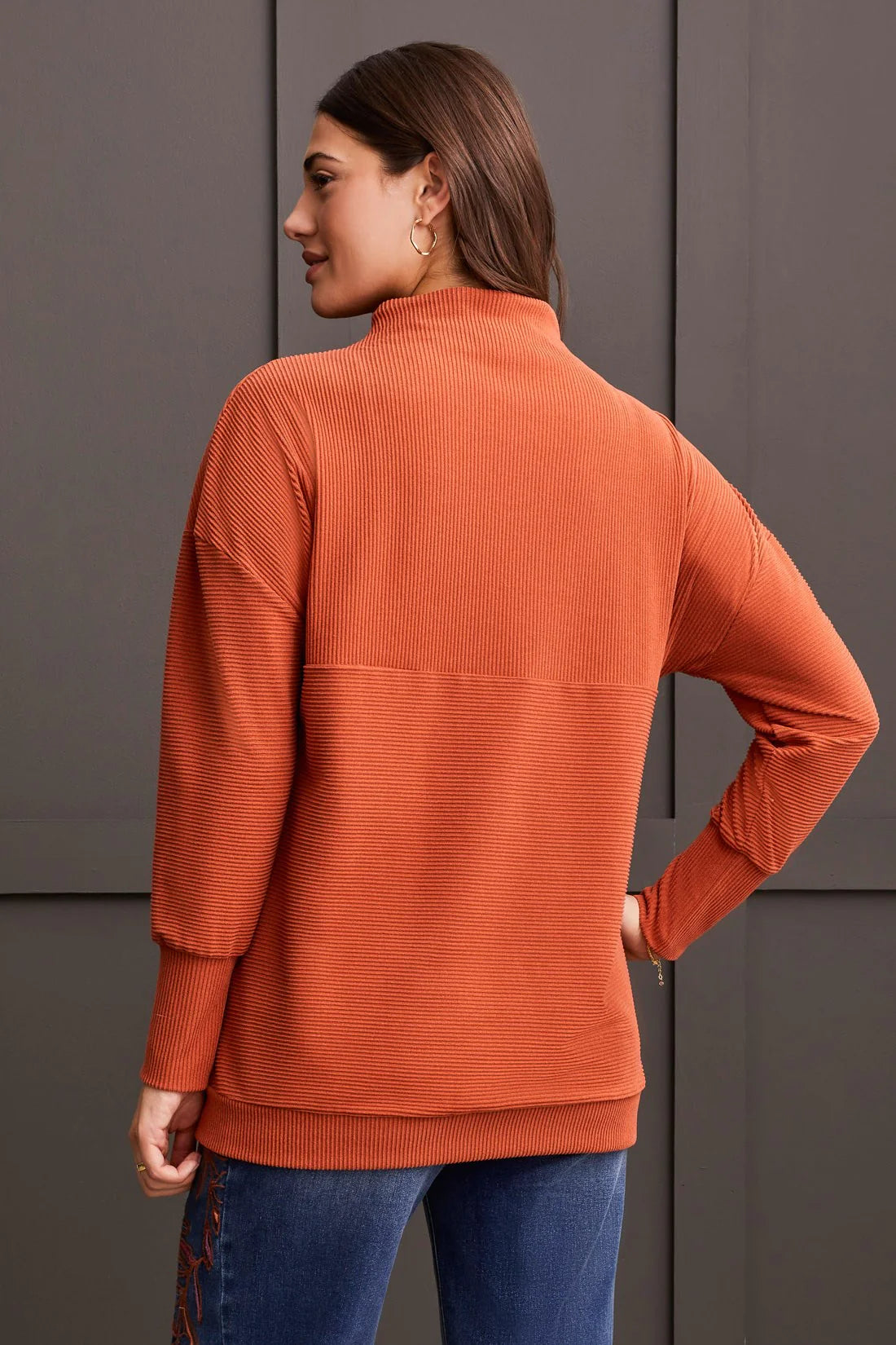 Tri 5613O Funnel Neck Tunic