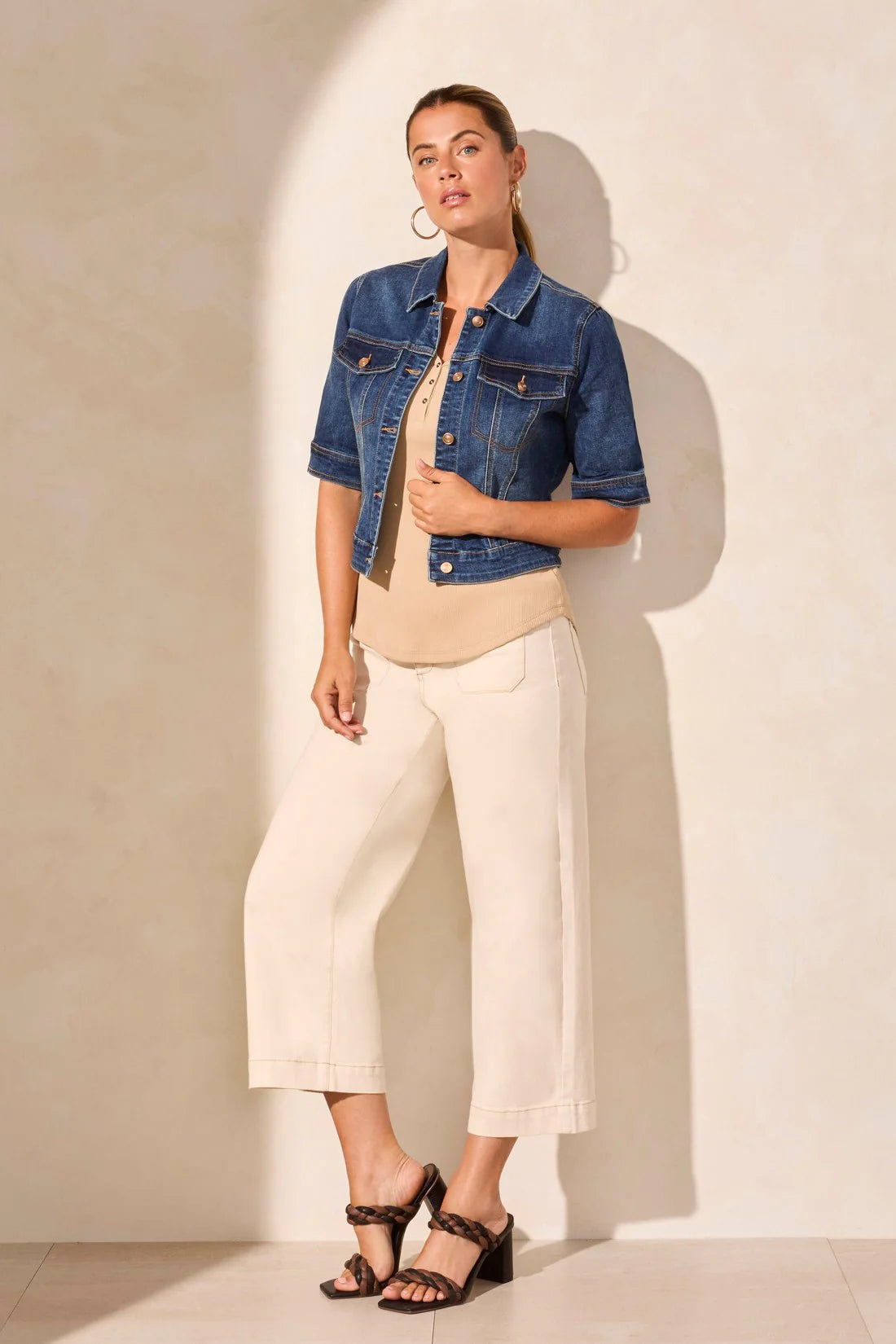 Tri 5713o Comfort Stretch Elbow-Sleeve Denim Jacket