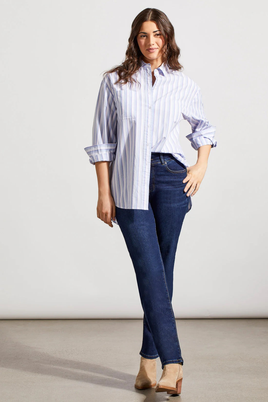 Tri 7572u Petite Sophia Curvy Straight Leg Jeans