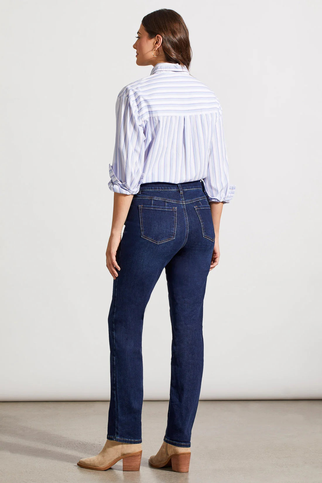 Tri 7572u Petite Sophia Curvy Straight Leg Jeans