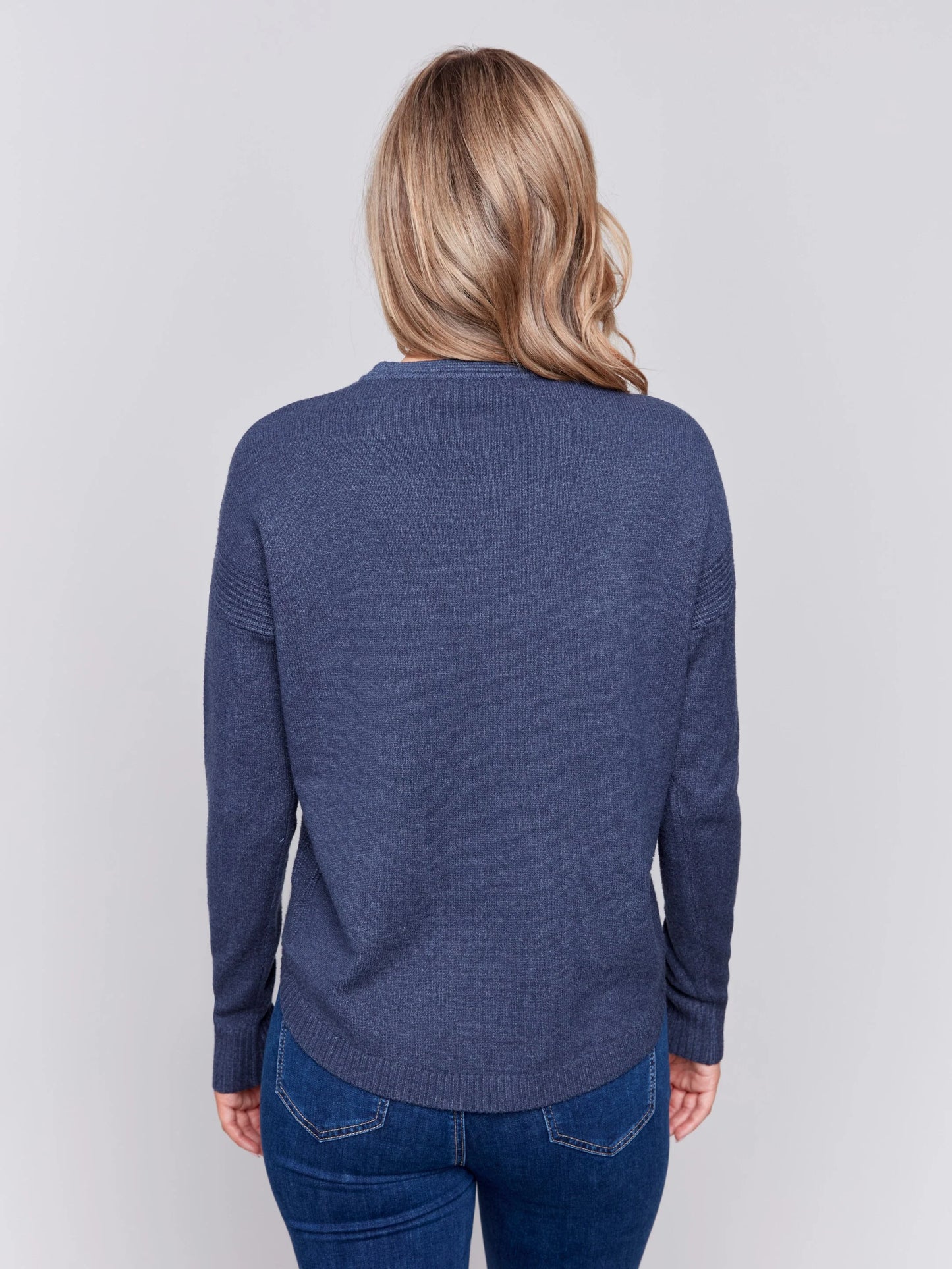 C.B C2420RR Sweater with Removable Scarf