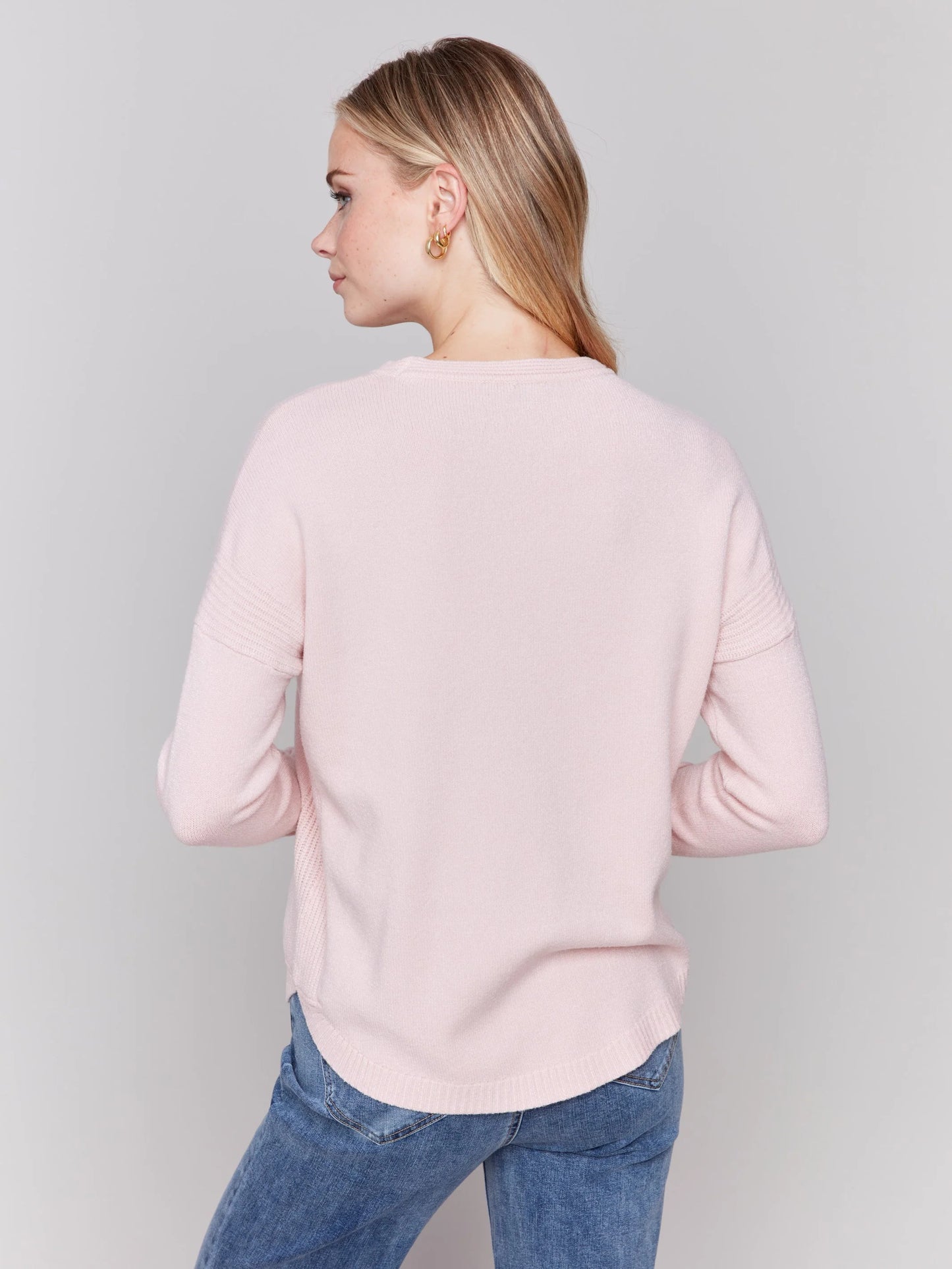 C.B C2420RR Sweater with Removable Scarf