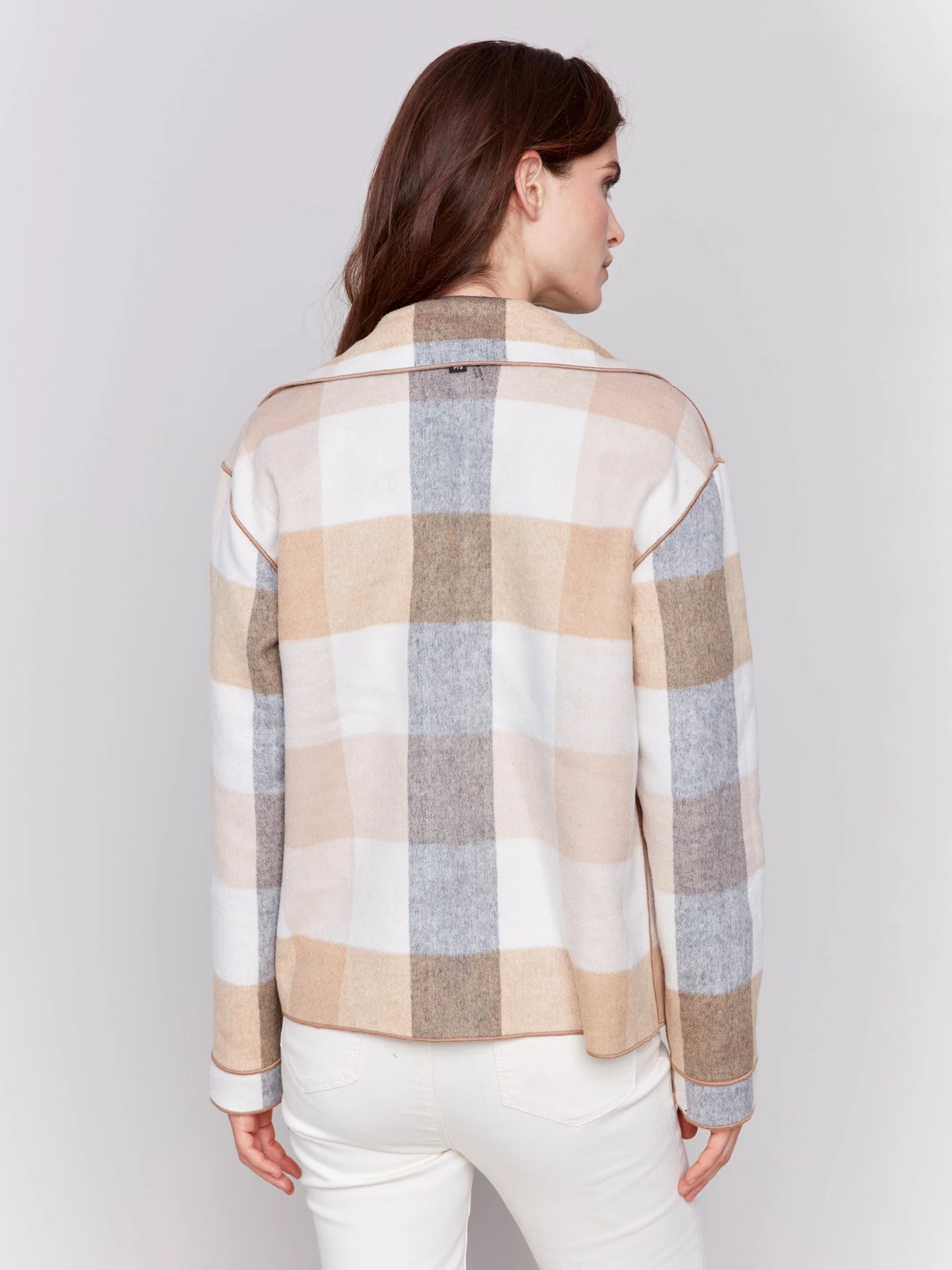 C.B C6185X Reversible Plaid Jacket