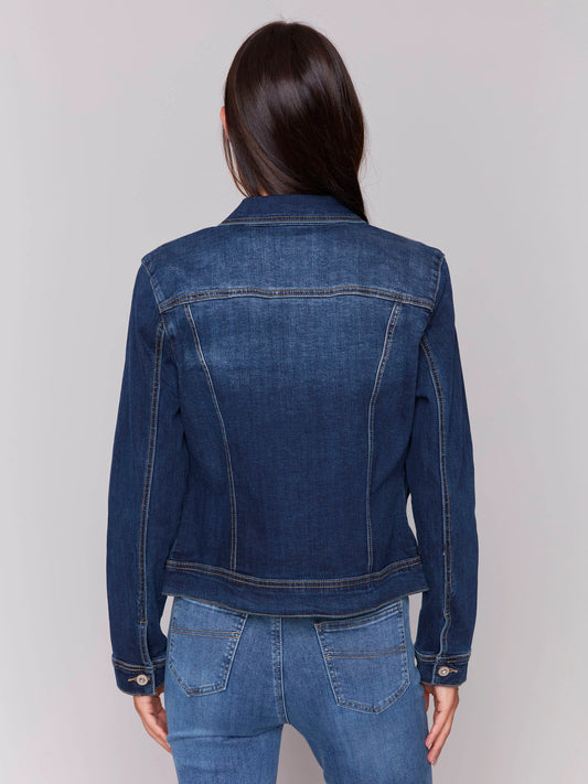C.B C6302S Stretch Denim Jacket