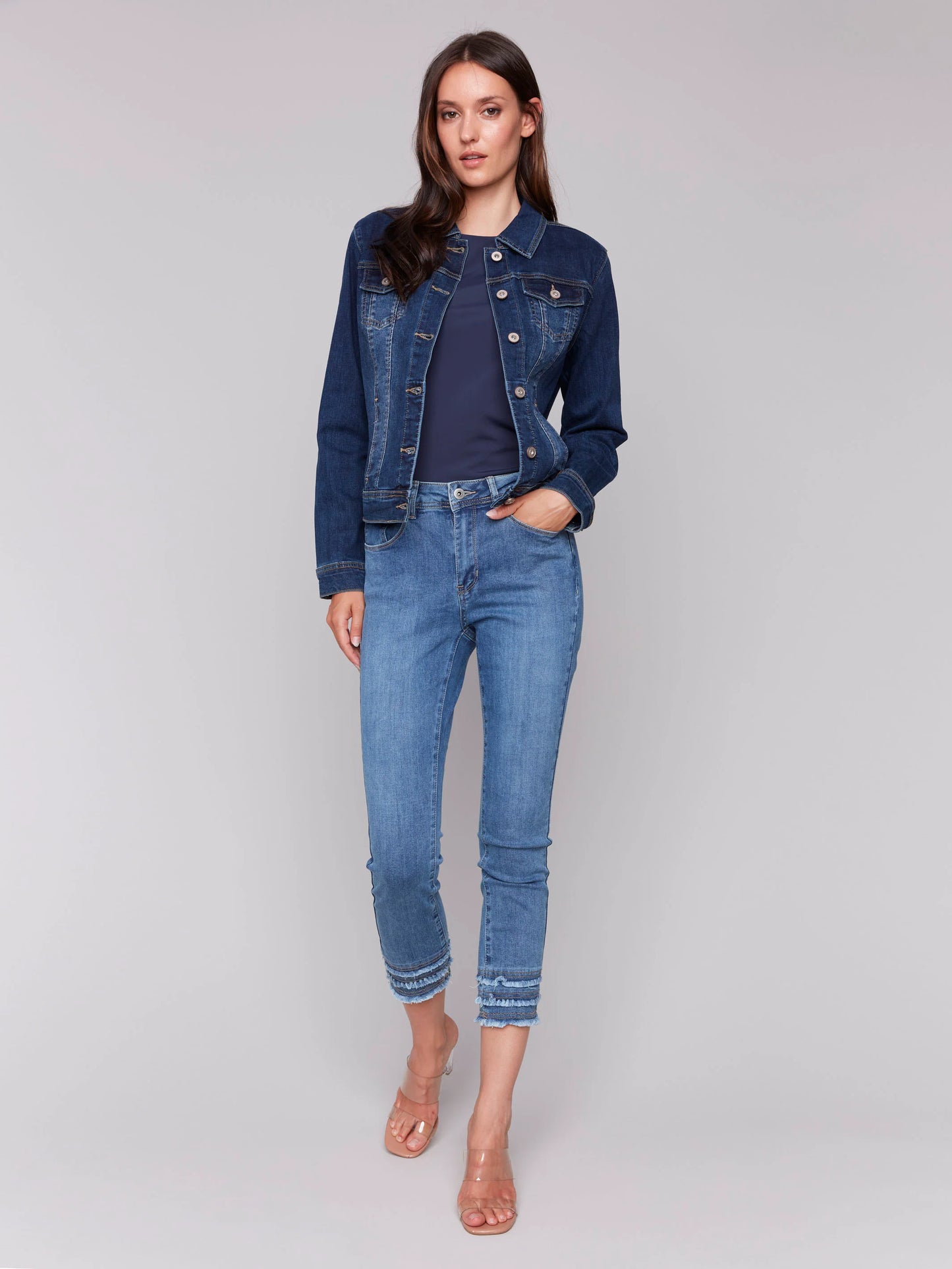 C.B C6302S Stretch Denim Jacket