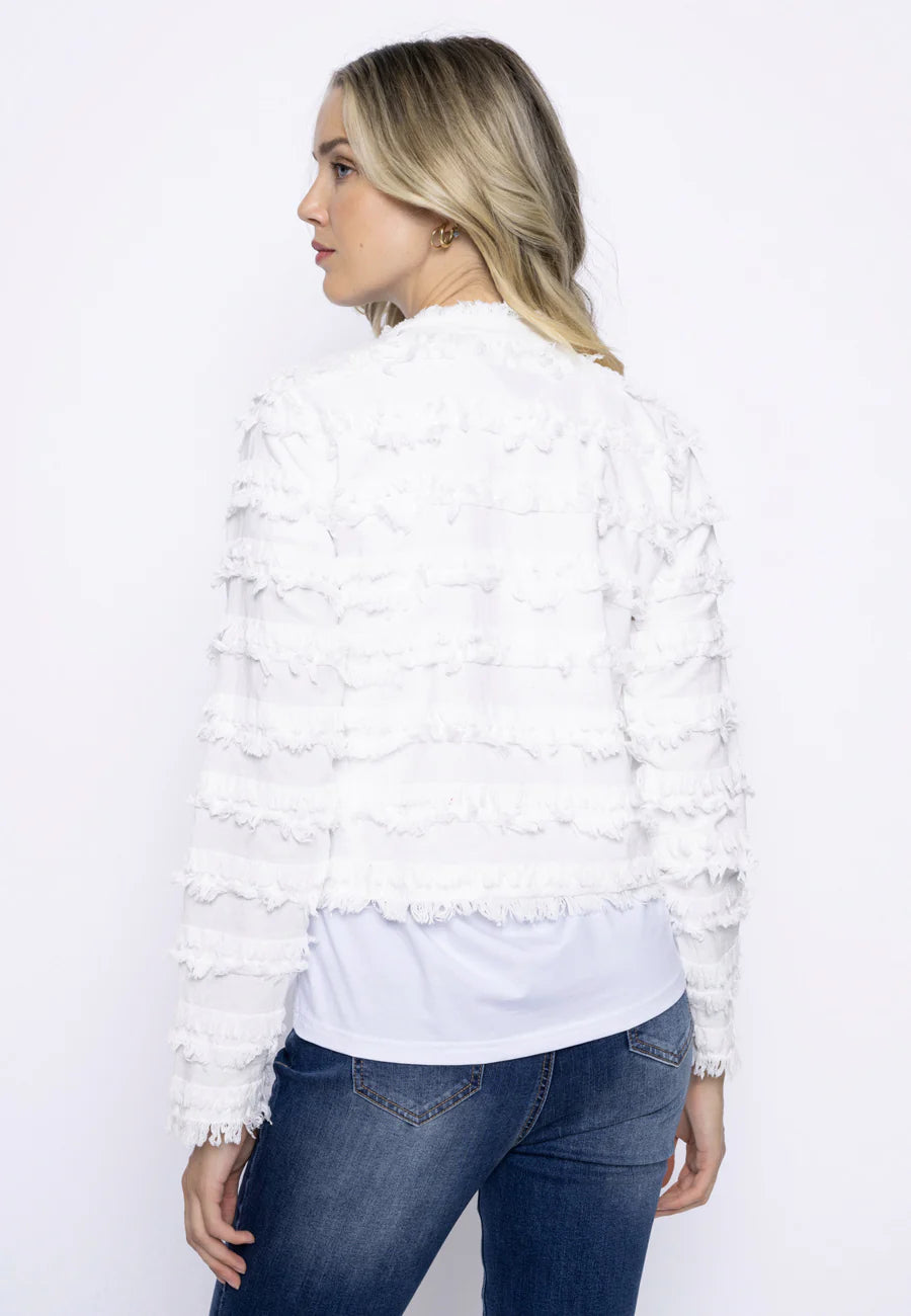 Pic GM576 Collarless Fringed Jacket