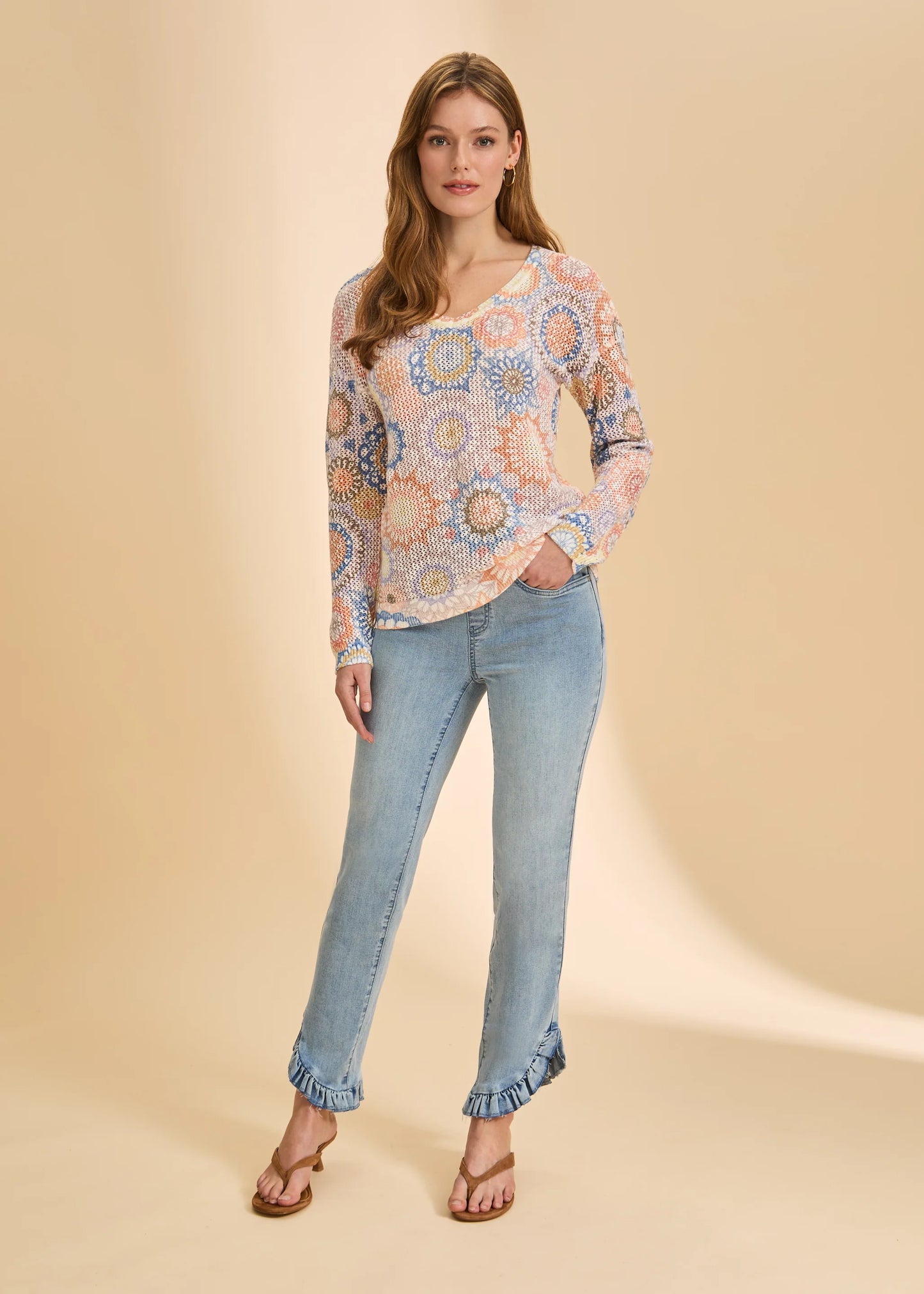 FDJ 2733669S Pull-On Pencil Ankle Denim
