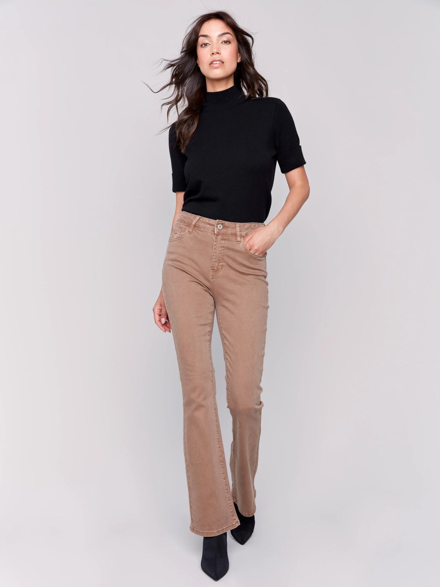 C.B C5533 Bootcut Twill Pants