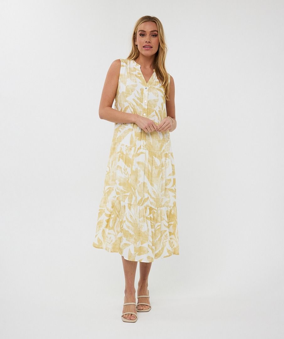 Esq 14205 Midi Layered Dress