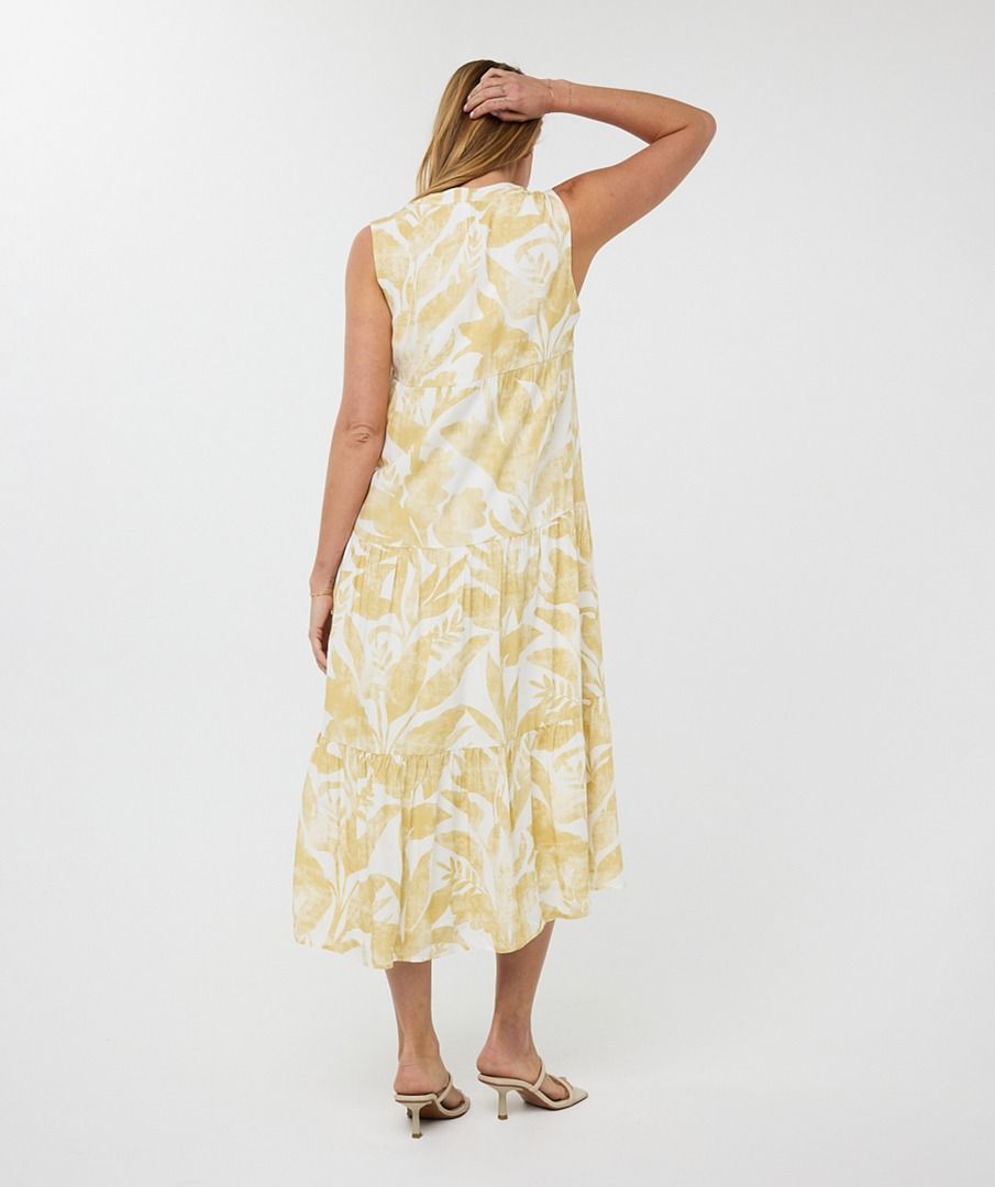 Esq 14205 Midi Layered Dress