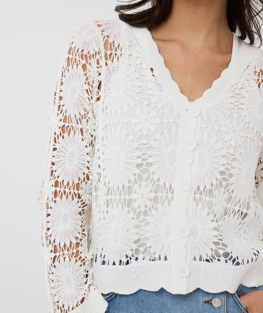 Esq 18204 Crochet Cardigan