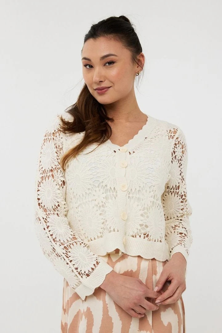 Esq 18204 Crochet Cardigan