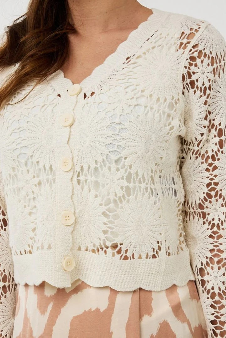 Esq 18204 Crochet Cardigan