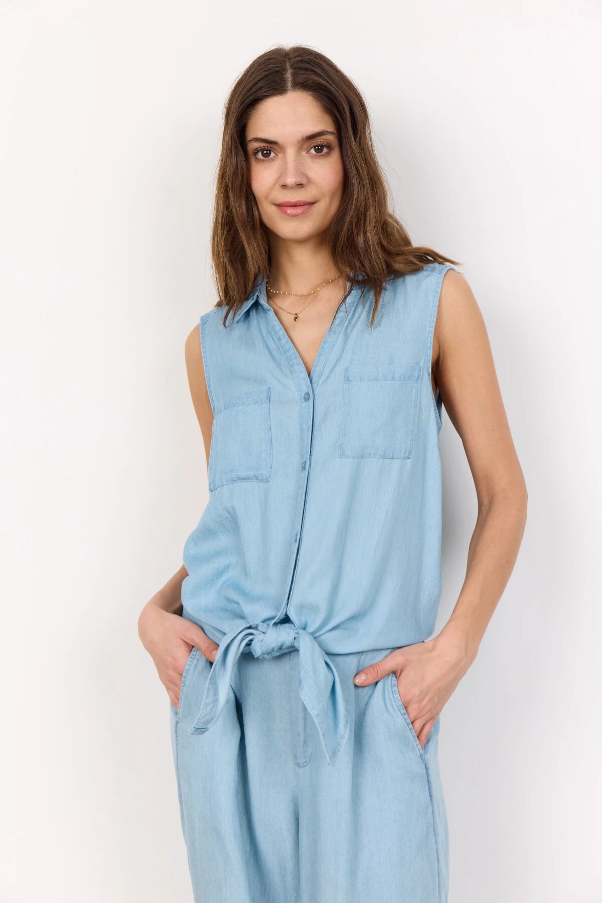 Soya Liv 54 Sleeveless Tie Top