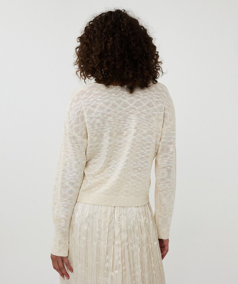 Esq 02018 Boxy Slub Sweater