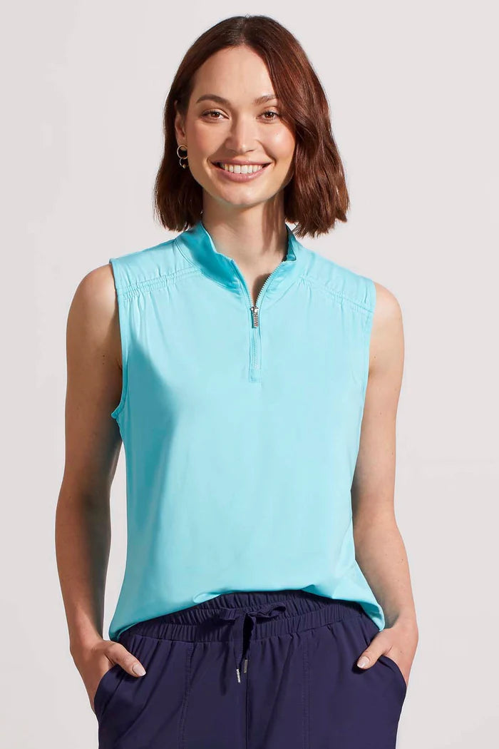 Tri 1791o Sleeveless Mockneck Top UPF 50+